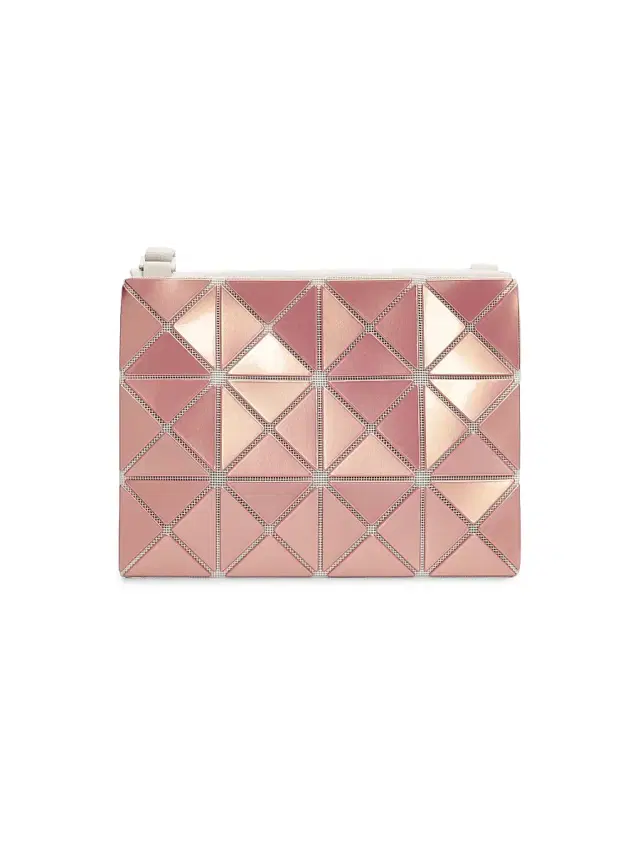 BAO BAO ISSEY MIYAKE Women's Lucent Metallic Crossbody Bag - Pink Salt