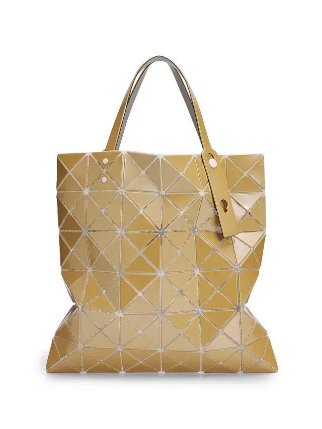 Women's Lucent Metallic Tote Bag - Ocher