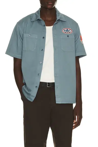 By Parra Gas Station Short Sleeve Shirt | Thumbnail 1 By Parra Gas Station Short Sleeve Shirt | Thumbnail 1