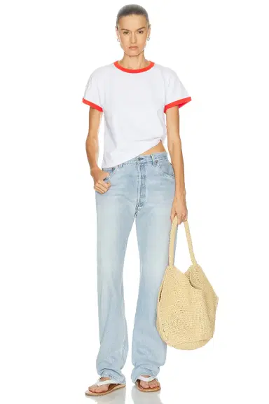 LESET Margo Ringer Tee | Thumbnail 4
