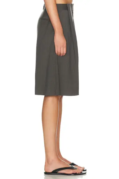 St. Agni Wool Pleat Loop Short | Thumbnail 3 St. Agni Wool Pleat Loop Short | Thumbnail 3