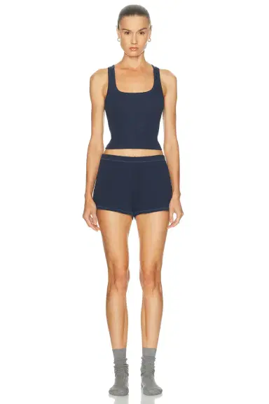 Skims Cotton Rib Loose Boxer Short | Thumbnail 5 Skims Cotton Rib Loose Boxer Short | Thumbnail 5