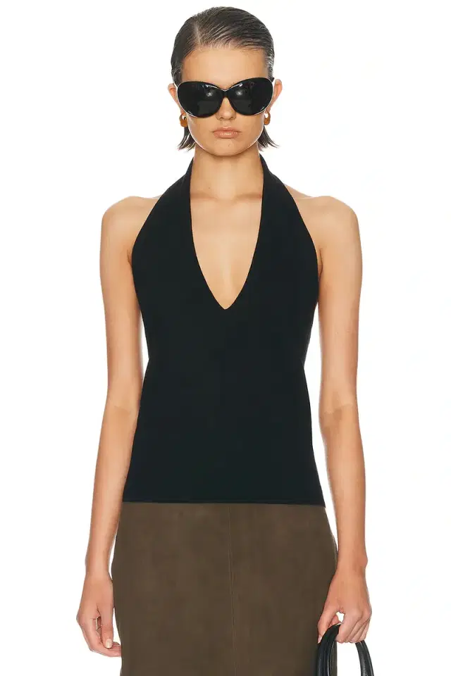 Fine Merino Halter Top