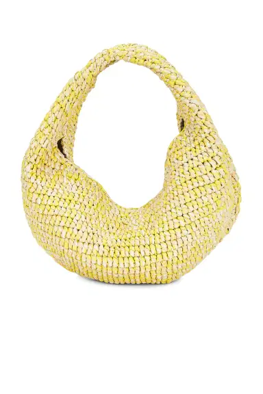 Khaite Olivia Medium Raffia Hobo | Thumbnail 3 Khaite Olivia Medium Raffia Hobo | Thumbnail 3