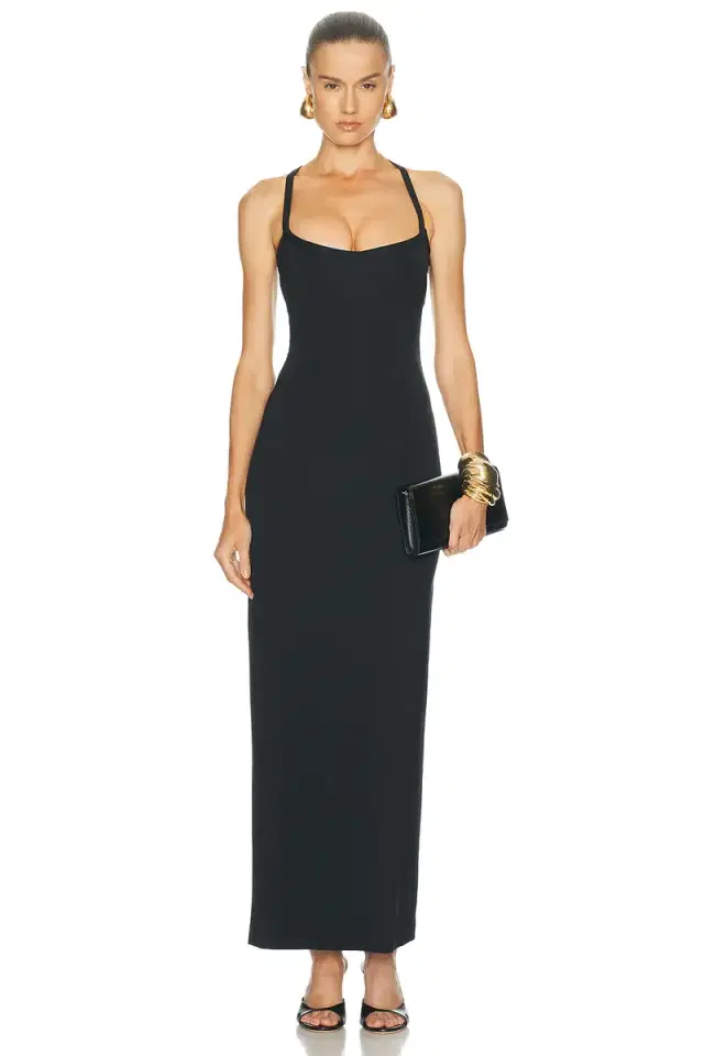 Cross Back Gown