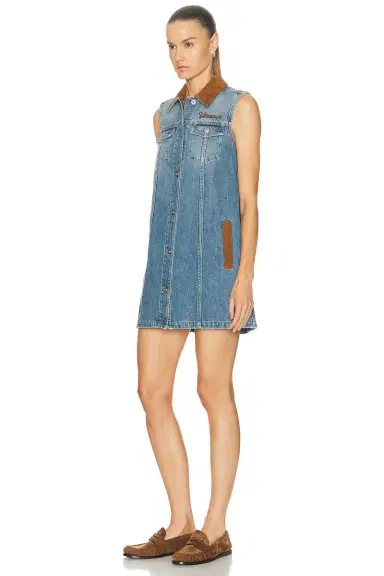 Versace Denim Mini Dress | Thumbnail 2