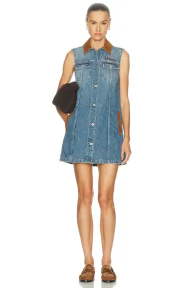 Versace Denim Mini Dress | Thumbnail 1