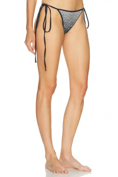 Christopher John Rogers Halftone Wiggle Dot String Bikini Bottom | Thumbnail 2 Christopher John Rogers Halftone Wiggle Dot String Bikini Bottom | Thumbnail 2
