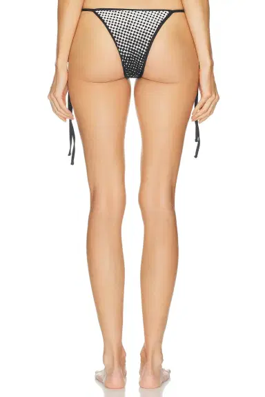 Christopher John Rogers Halftone Wiggle Dot String Bikini Bottom | Thumbnail 3 Christopher John Rogers Halftone Wiggle Dot String Bikini Bottom | Thumbnail 3