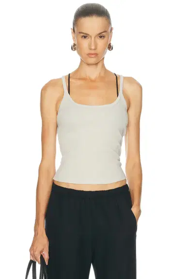 ENZA COSTA Cotton Rib Cami Tank Top | Thumbnail 1