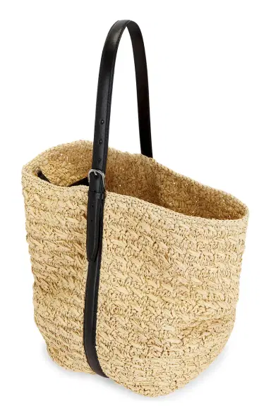 TOTEME Belted Raffia Tote Bag | Thumbnail 5 TOTEME Belted Raffia Tote Bag | Thumbnail 5