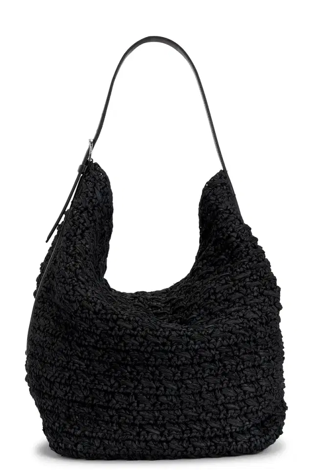 Toteme Belted Raffia Tote Bag