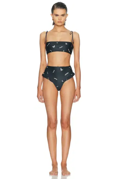 Agua by Agua Bendita Jengibre Bikini Bottom | Thumbnail 4