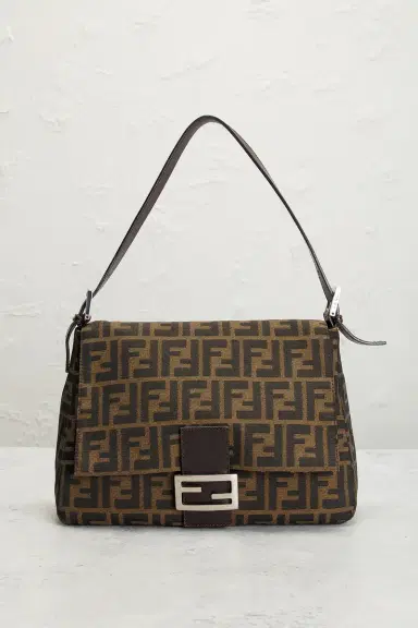 FWRD Renew Fendi Zucca Mama Forever Baguette Shoulder Bag | Thumbnail 2