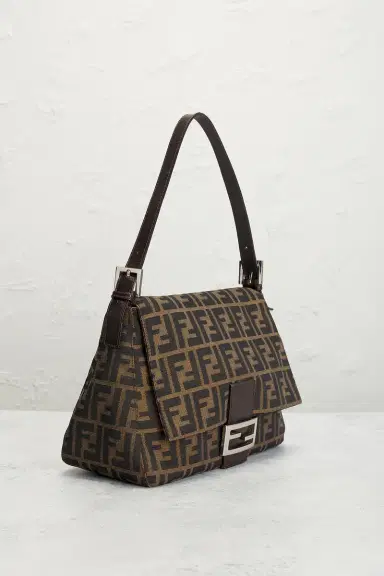 FWRD Renew Fendi Zucca Mama Forever Baguette Shoulder Bag | Thumbnail 4