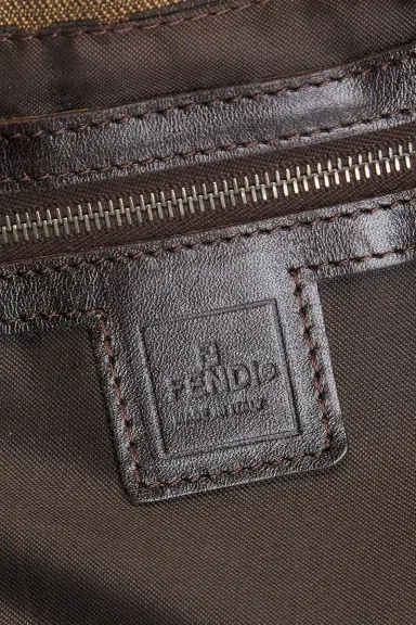 FWRD Renew Fendi Zucca Mama Forever Baguette Shoulder Bag | Thumbnail 5