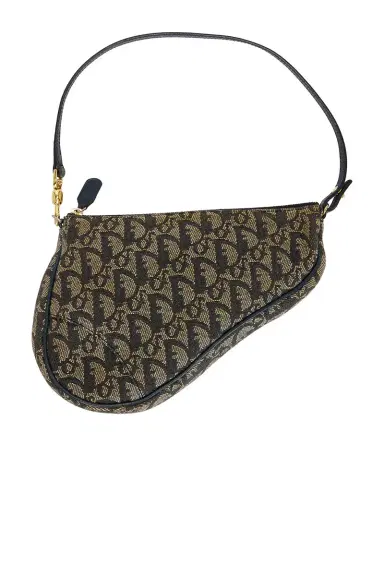 FWRD Renew Dior Diorissimo Saddle Pochette Shoulder Bag | Thumbnail 1 FWRD Renew Dior Diorissimo Saddle Pochette Shoulder Bag | Thumbnail 1