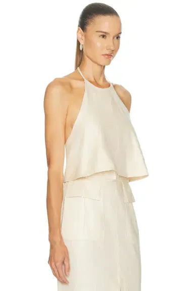 Matthew Bruch Tie Halter Top | Thumbnail 2