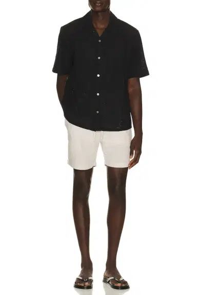 Corridor Floral Eyelet Short Sleeve Shirt | Thumbnail 3