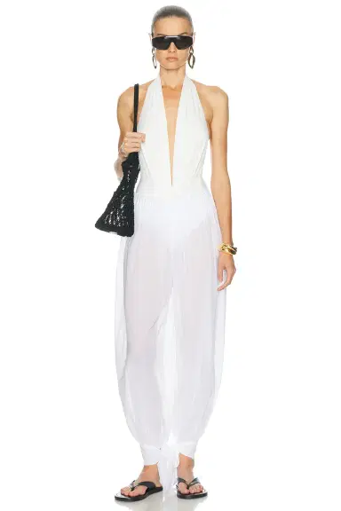 The Andamane Zendaya Sleeveless Deep V-Neck Bodysuit | Thumbnail 5