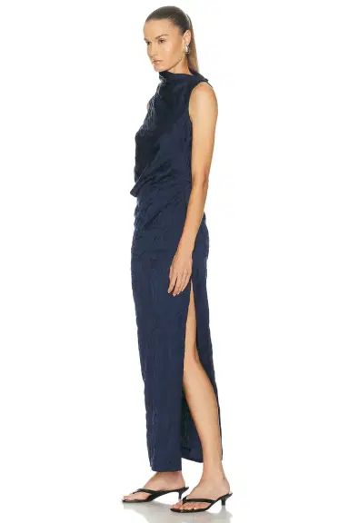 MARINA MOSCONE Draped Dress | Thumbnail 3