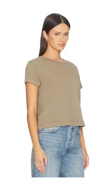 AGOLDE Adine Tee Shrunken Tee | Thumbnail 6