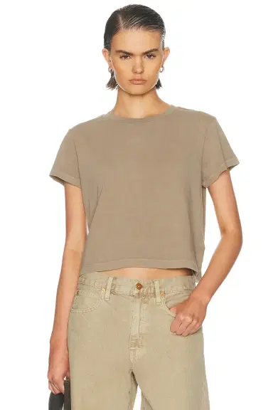 AGOLDE Adine Tee Shrunken Tee | Thumbnail 1