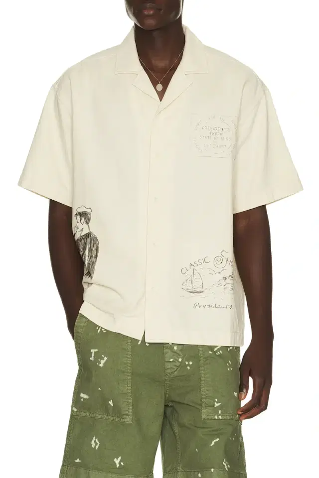 President's Hand Painted Reef Shirt