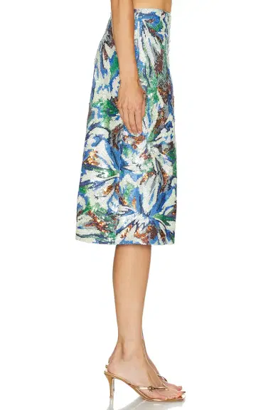 Rabanne Sequin Midi Skirt | Thumbnail 3 Rabanne Sequin Midi Skirt | Thumbnail 3