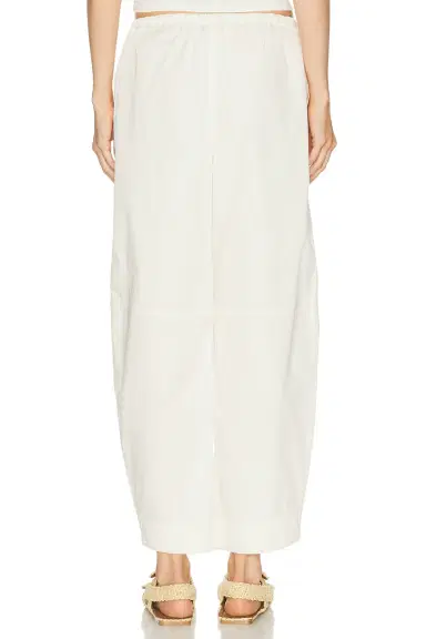 EAVES Lana Cropped Barrel Leg Pant | Thumbnail 4