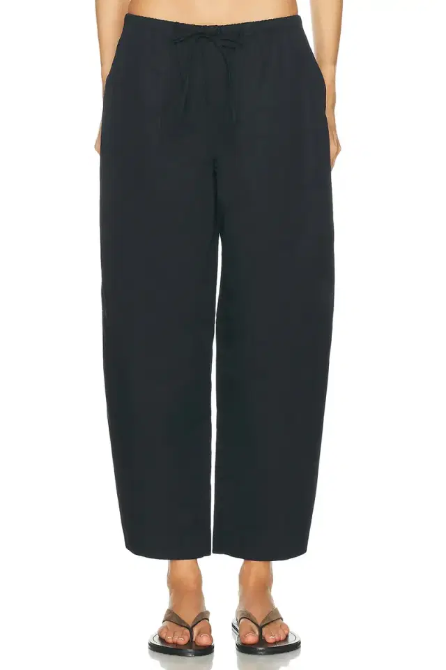 EAVES Lana Cropped Barrel Leg Pant