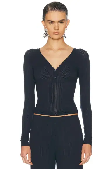 Negative Underwear Whipped Henley Top | Thumbnail 1
