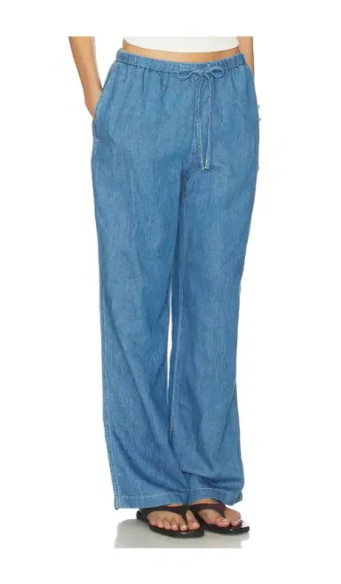 Madewell Pull On Tie Waist Pant | Thumbnail 2