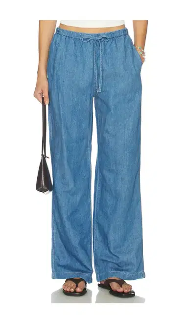Madewell Pull On Tie Waist Pant | Thumbnail 1