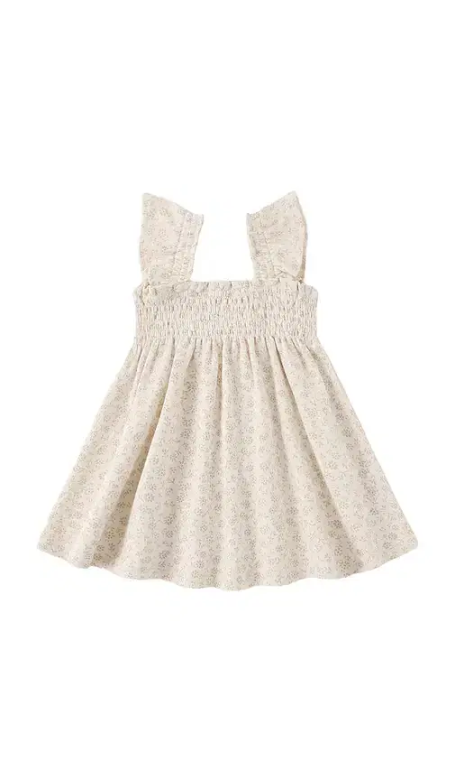 Smocked Jersey Dress