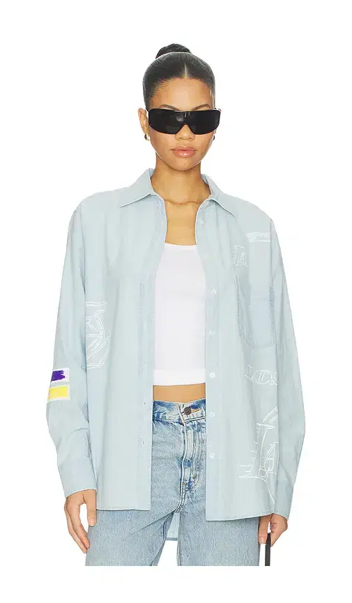DANNIJOPRO The Doodle Sports Oxford Top