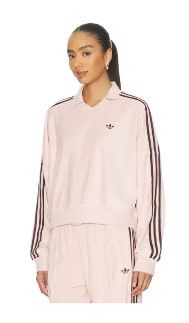 adidas Originals Terry Towel V Neck Top | Thumbnail 2