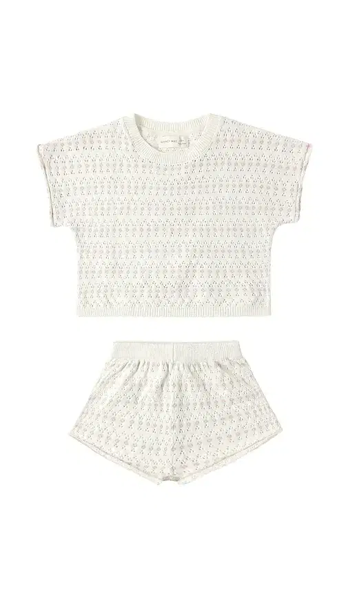 QUINCY MAE Relaxed Summer Knit Set