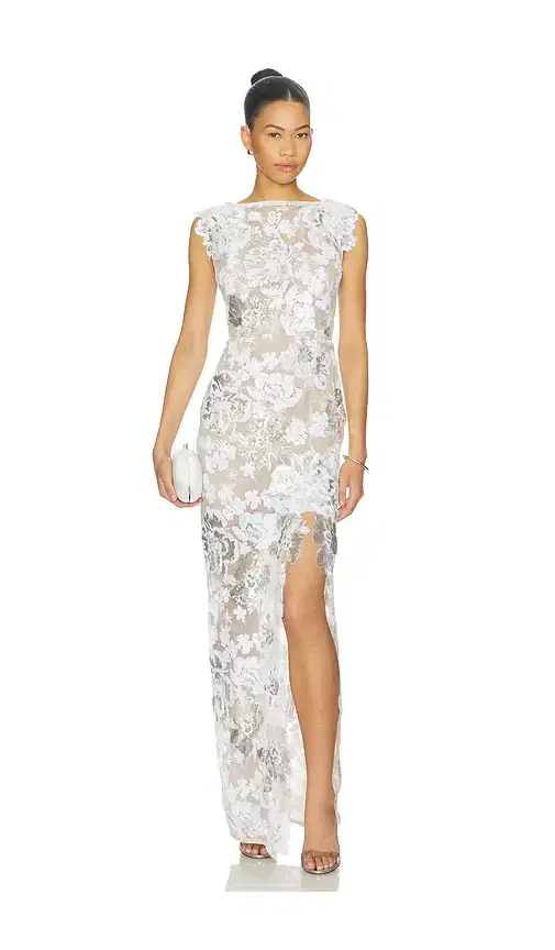 Bronx Banco Como Ellie Cap Sleeve Maxi
