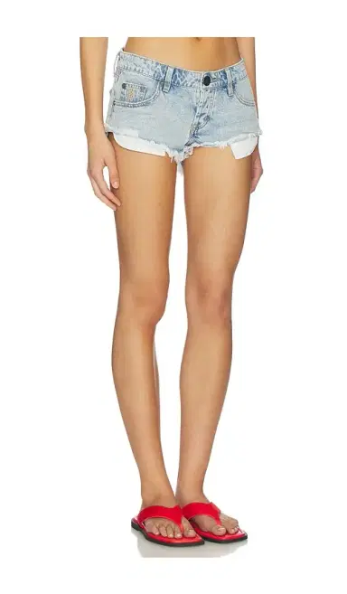 One Teaspoon Dukes Low Waist Denim Shorts | Thumbnail 2 One Teaspoon Dukes Low Waist Denim Shorts | Thumbnail 2
