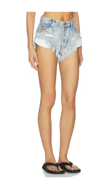 One Teaspoon Rollers Low Waist Denim Shorts | Thumbnail 2