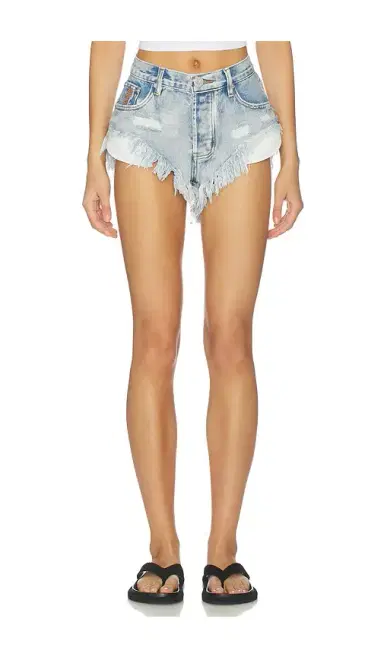 One Teaspoon Rollers Low Waist Denim Shorts | Thumbnail 1