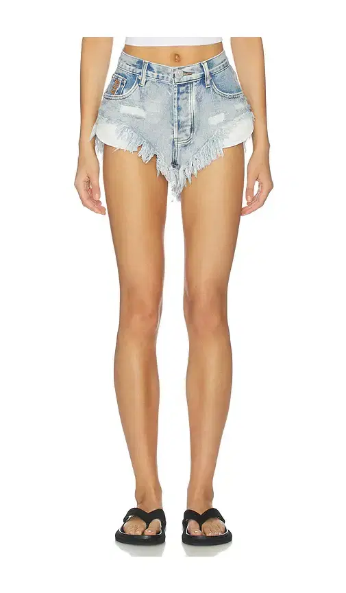Rollers Low Waist Denim Shorts