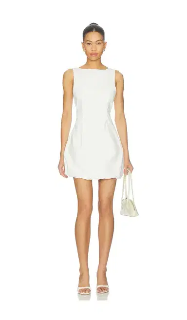 Onia Fitted Boatneck Bubble Mini Dress | Thumbnail 1 Onia Fitted Boatneck Bubble Mini Dress | Thumbnail 1