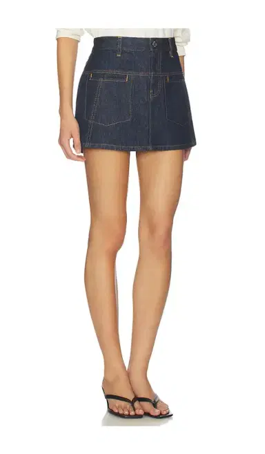 Helmut Lang Denim Mini Skirt | Thumbnail 2 Helmut Lang Denim Mini Skirt | Thumbnail 2