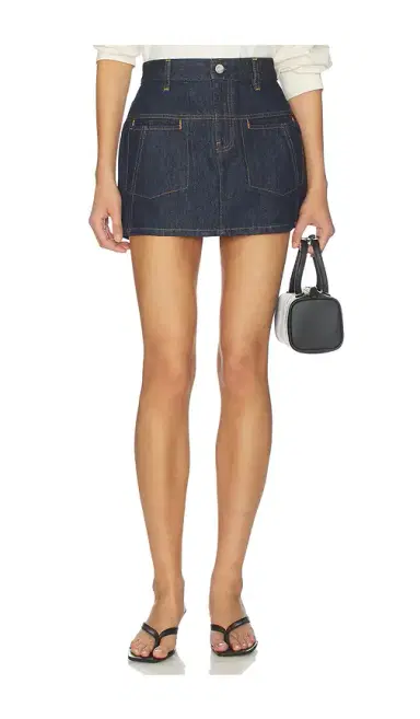 Helmut Lang Denim Mini Skirt | Thumbnail 1 Helmut Lang Denim Mini Skirt | Thumbnail 1