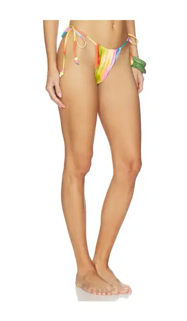 villa fresca Nora Side Tie Bikini Bottom | Thumbnail 2