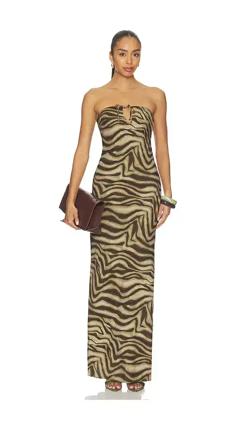 superdown Riya Strapless Maxi Dress