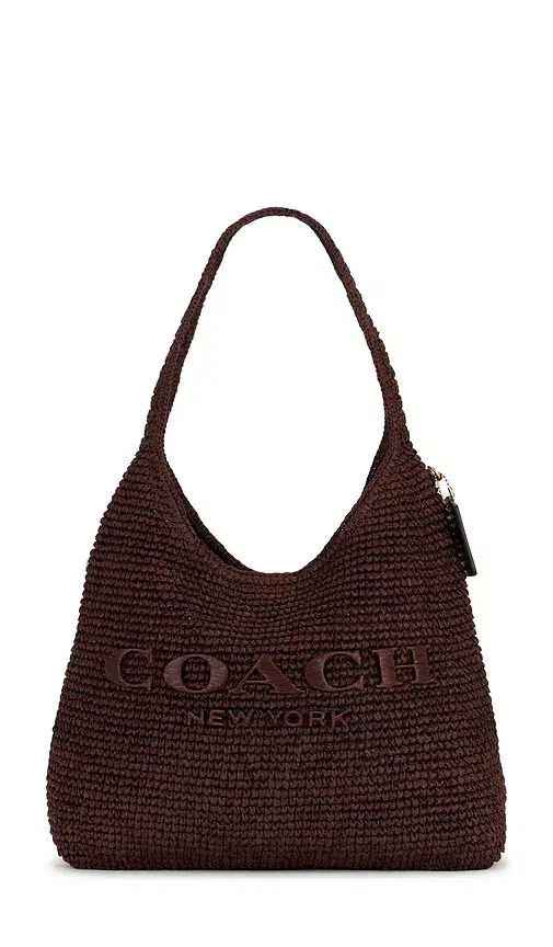 Coach Refined Weave Straw Brooklyn 34