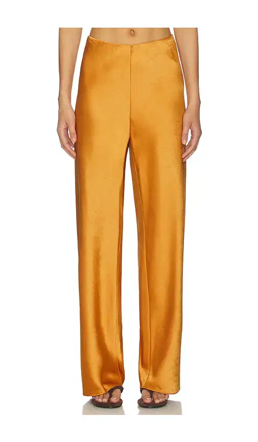 Vince High Waist Satin Bias Pant